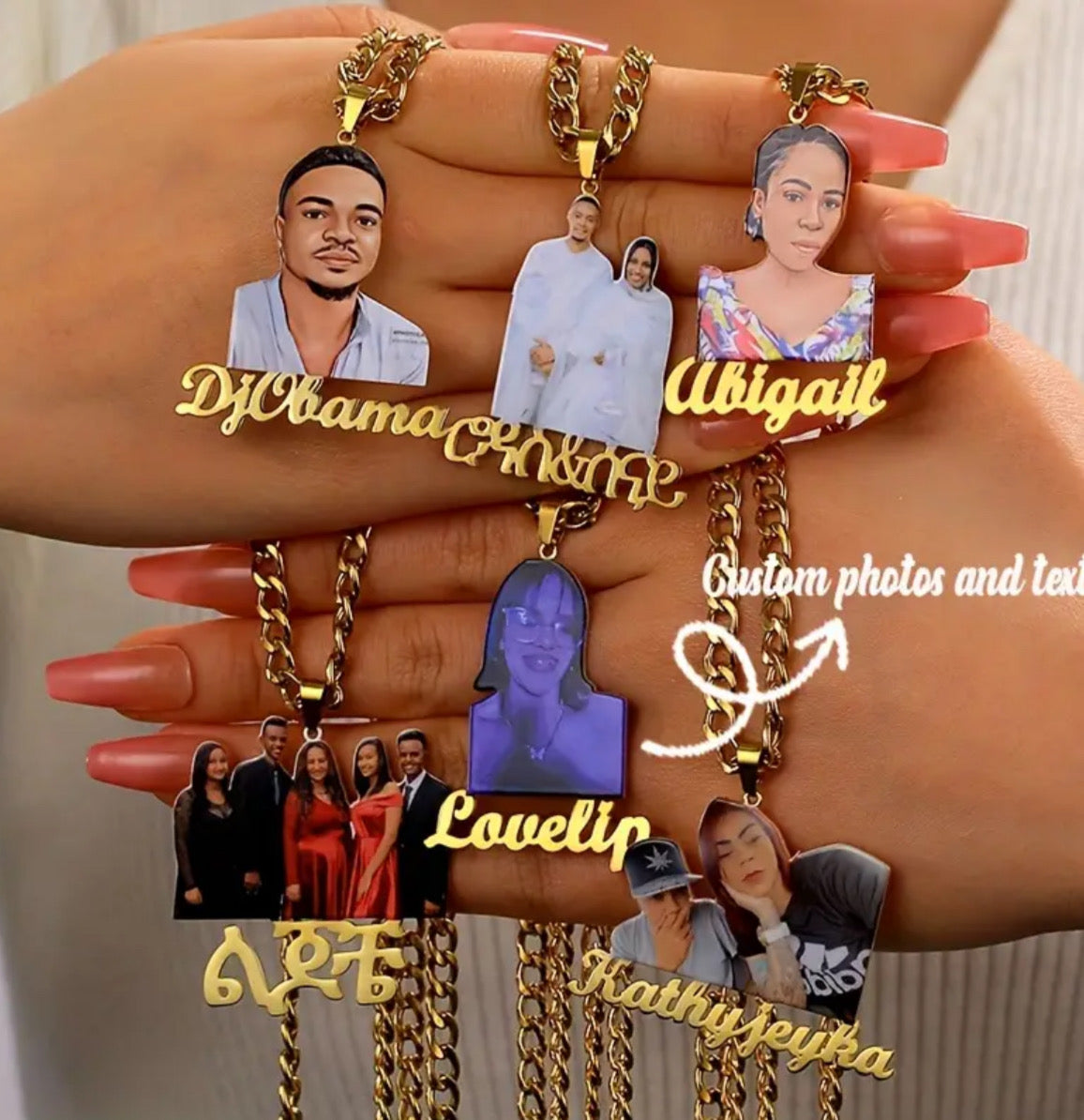 Personalized Photo Neclace