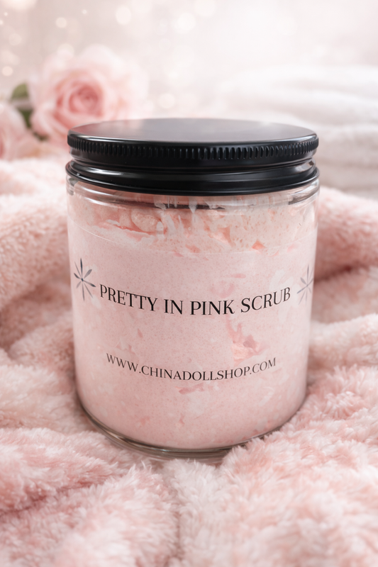 🍓 Pretty in Pink Sugar Scrub